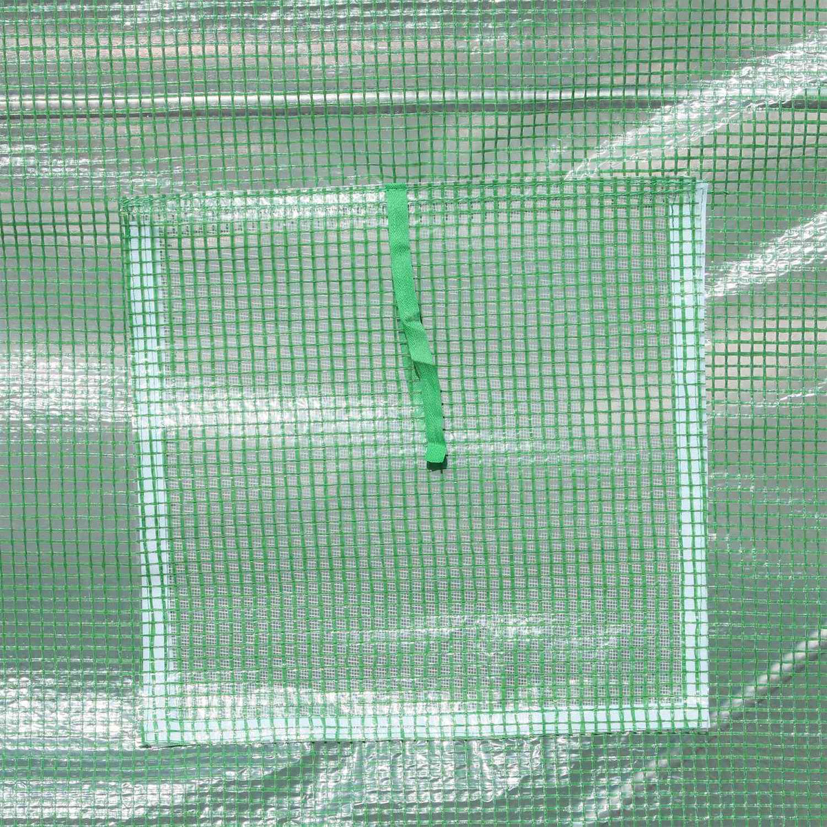 Polykarbonátový fóliovník se síťovými okny, zelený, 5x2x2,1m